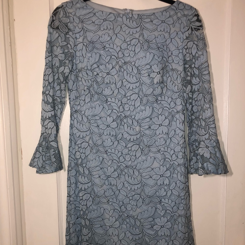 American Living Light Blue and Black Lace Mini Sz2